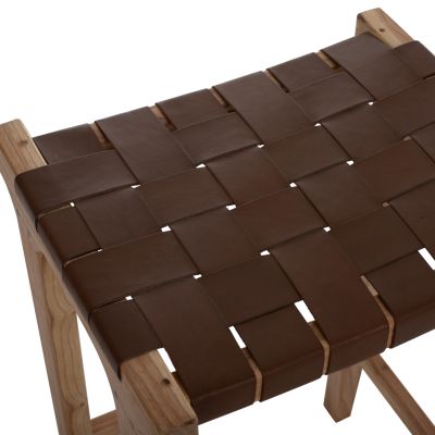 БАР СТОЛ HM99382.01 ТИК МАСИВ НАТУРАЛЕН 40X35X65H