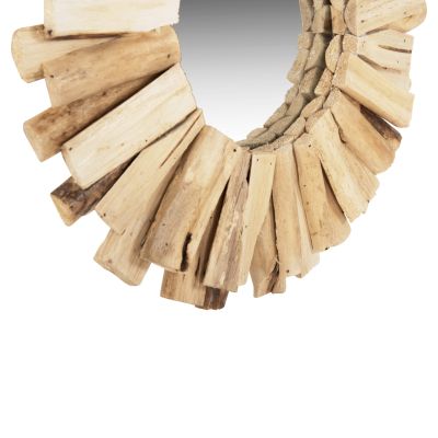 WALL MIRROR HM7719 DRIFTWOOD NATURAL 50X5X50H