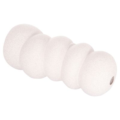 CERAMIC TABLE DECOR ROOK HM4630.01 OFF WHITE WITH CRYSTALLISATION Φ13x31Hcm.