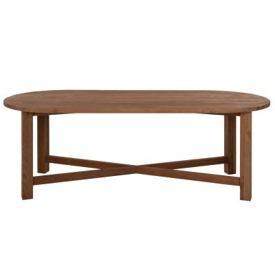 DINING TABLE KUTAI HM9639 RECYCLED TEAK WOOD IN NATURAL COLOR 220x100x75Hcm.