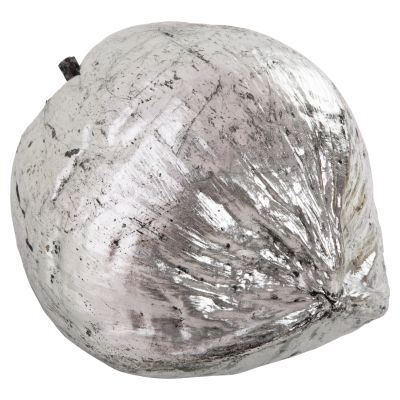 TABLE DECORATION HM4326.04 COCONUT IN SILVER COLOR 20x20x20Hcm.