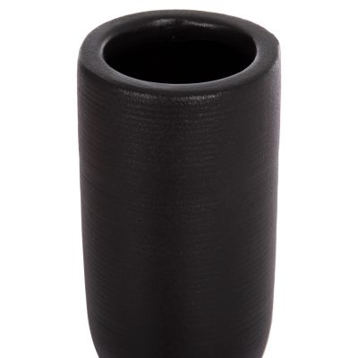 CERAMIC TABLE DECOR SCEPTER HM4615.02 MATTE BLACK Φ7.5x31Hcm.