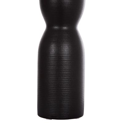 CERAMIC TABLE DECOR SCEPTER HM4615.02 MATTE BLACK Φ7.5x31Hcm.