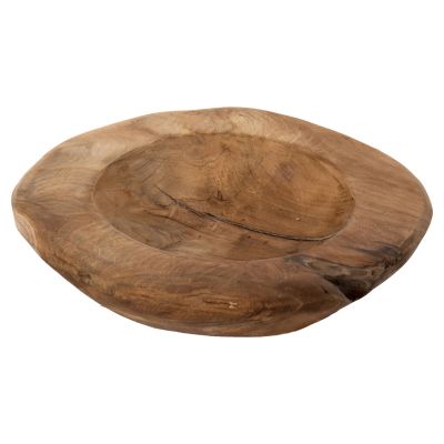 TABLE DECOR BOWL YOKI HM9627 TEAK WOOD Φ29x6Hcm.