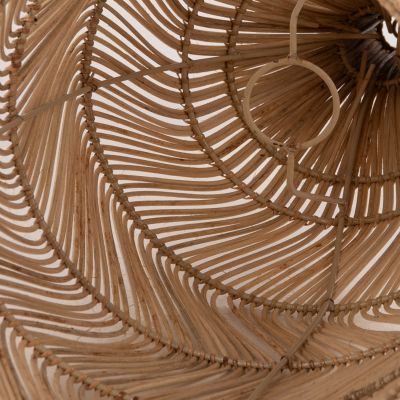 CEILING PENDANT LAMP HM7886 NATURAL RATTAN IN NATURAL COLOR Φ34,5x178Hcm.