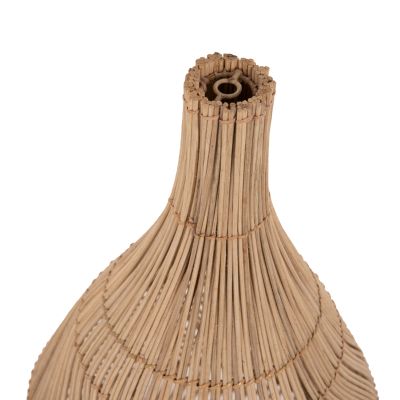 CEILING PENDANT LAMP HM7886 NATURAL RATTAN IN NATURAL COLOR Φ34,5x178Hcm.