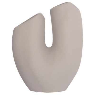 CERAMIC TABLE DECOR ARKEN HM4619.03 GREY MATTE 20.5x8x26Hcm.