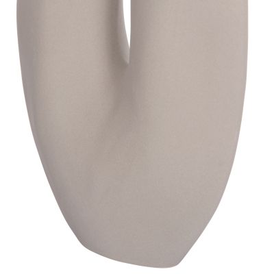 CERAMIC TABLE DECOR ARKEN HM4619.03 GREY MATTE 20.5x8x26Hcm.