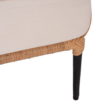 ΑRMCAIR RINGER FB99341 РАТАН-МЕТАЛ НАТУРАЛЕН ЦВЯТ 65x69x86H cm.