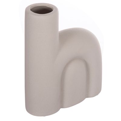 CERAMIC TABLE DECOR ARCON HM4640.03 MATTE GREY 19x7x24Hcm.