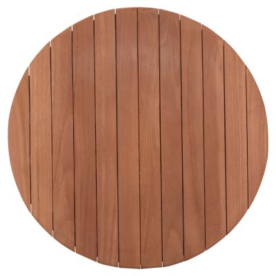 TABLETOP ROUND HM18132 TEAK WOOD--NATURAL COLOR Φ60x4(thickness)cm.