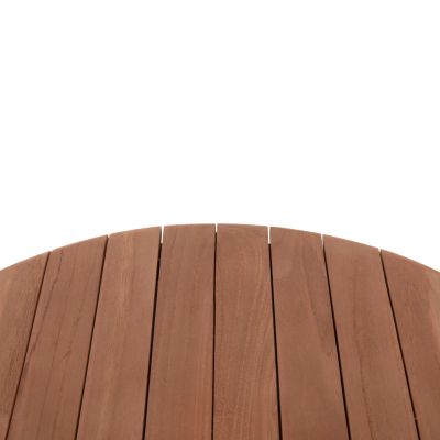 TABLETOP ROUND HM18132 TEAK WOOD--NATURAL COLOR Φ60x4(thickness)cm.