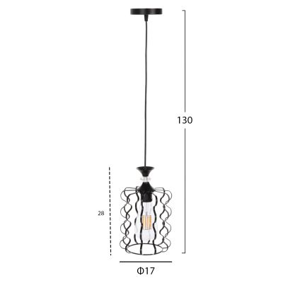 ПАНЕЛ HM4088 ЧЕРЕН МЕТАЛЕН ЦАП Φ17x130Hcm.
