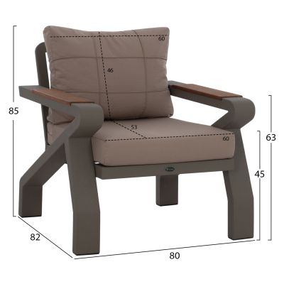 ВЪНШЕН КОМПЛЕКТ 4БР СИВ АЛУМИНИЙ HM5885.01