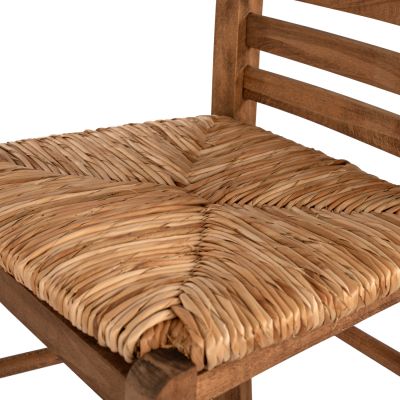 Традиционен стол със слама Орех HM10377.01