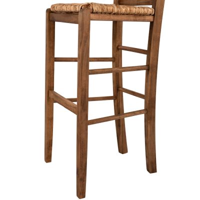 Традиционен стол със слама Орех HM10377.01