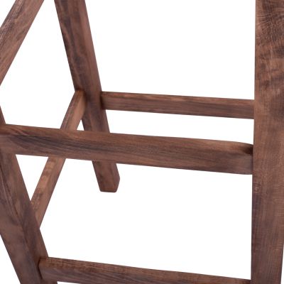 ДЪРВЕНА ТАБУРЕТКА БЕЗ ГРЪБ ОТ ОРЕХ HM5583.01