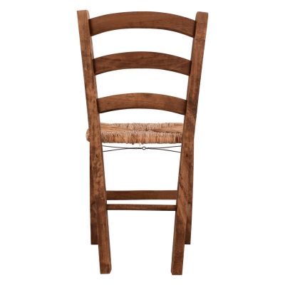 Традиционен стол Импрегниран Парос със слама HM10379.01