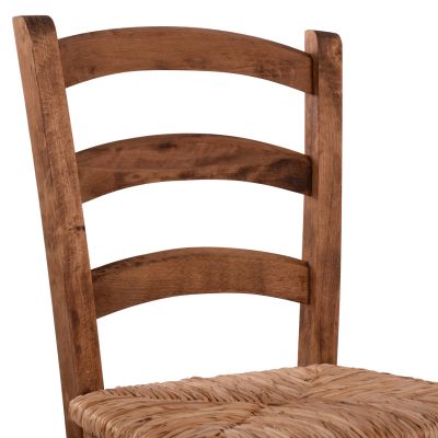 Традиционен стол Импрегниран Парос със слама HM10379.01