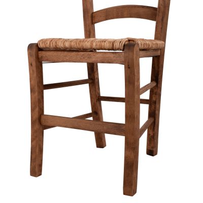 Традиционен стол Импрегниран Парос със слама HM10379.01