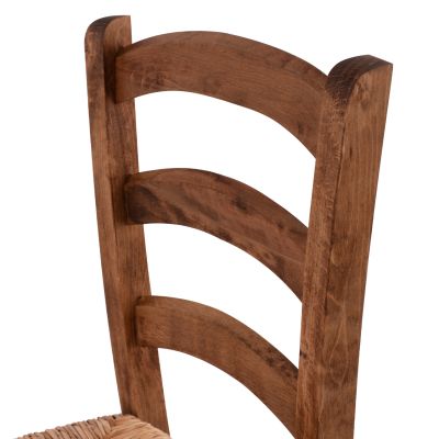 Традиционен стол Импрегниран Парос със слама HM10379.01