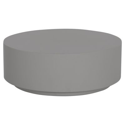 ROUND OUTDOOR COFFEE TABLE KYOKO HM6579.01 GREY FIBER CEMENT Φ90x34Hcm