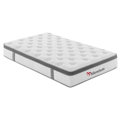 MATTRESS SEMI-DOUBLE SILENTIUM HM749.02 POCKET SPRINGS--WHITE 120x200x30Hcm
