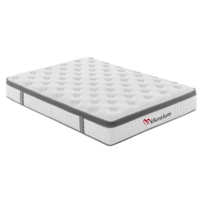 MATTRESS DOUBLE SILENTIUM HM749.06 POCKET SPRINGS--WHITE 160x200x30Hcm