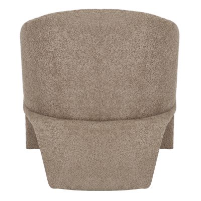 КРЕСЛО BEVY HM9677.03 БЕЖОВ ДАМАНА-МЕТАЛНА КОНСТРУКЦИЯ 72x71x75Hсм.