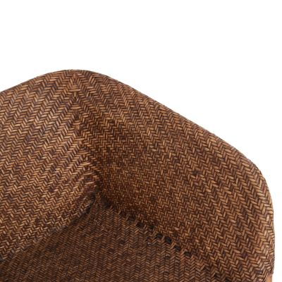 ARMCHAIR TUCKET HM9958.02 NATURAL RATTAN IN WALNUT COLOR 63x60x77Hcm.