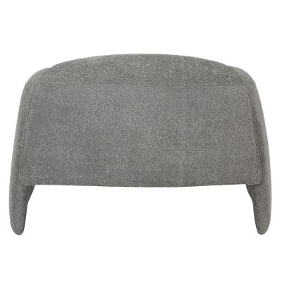 ARMCHAIR LAFORGE HM9679.01 GREY BOUCLE FABRIC-METAL FRAME 100x83x66Hcm.