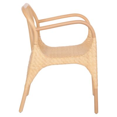 DINING CHAIR GIBBON HM9957.01 NATURAL RATTAN 62x55x82Hcm.