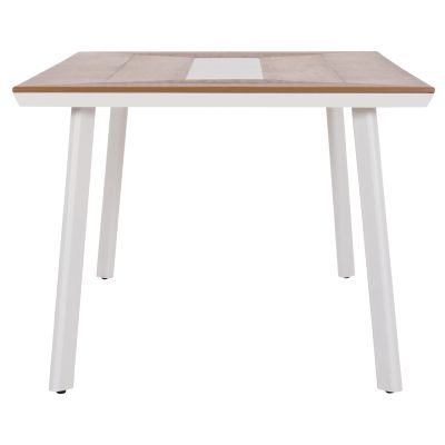 Алуминиева Маса с Polywood 200x100 Бяла HM5131.11