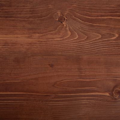 Table Surface from solid fir wood in walnut 60x60x4 cm