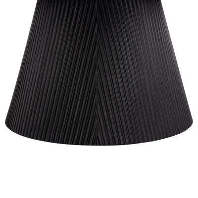 COFFEE TABLE DUNCAN HM18022.01 CERAMIC TOP-MDF BASE-BLACK Φ80x41Hcm.