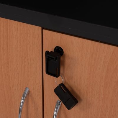 Професионална офис библиотека HM2014.01 цвят дъб с 2 врати 80Х40Х180