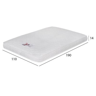 Mattress with Foam 110x190x15H-- HM374.02 (Roll Packing)