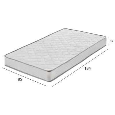 MATTRESS HM671.09 CONTINUOUS SPRING 85x184cm. SINGLE-SIDED