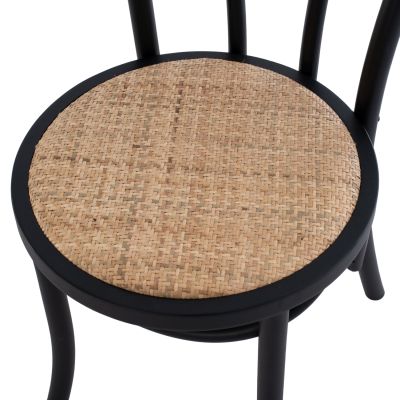 ΞΥΛΙΝΗ ΚΑΡΕΚΛΑ MONTREAL ΤΥΠΟΥ ΒΙΕΝΗΣ HM8914.02 ΑΠΟ ΞΥΛΟ ΟΞΙΑΣ ΣΕ ΧΡΩΜΑ ΜΑΥΡΟ 4 0x40x87Υ ек.