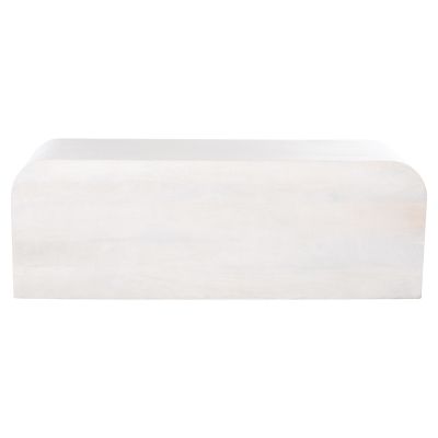 ТВ ШКАФ HANDYR HM9704 МАНГОВО ДЪРВО МАСИВ В БЯЛ ЦВЯТ 130x40x45Hcm.