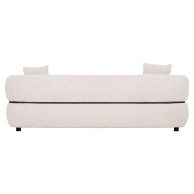 SOFA 3-SEATER ARCTIS HM3327.02 LIGHT BEIGE FABRIC 229x88x88Hcm.