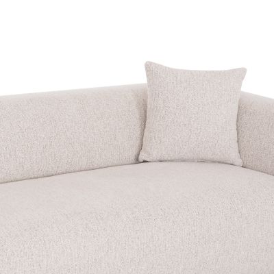 SOFA 3-SEATER ARCTIS HM3327.02 LIGHT BEIGE FABRIC 229x88x88Hcm.