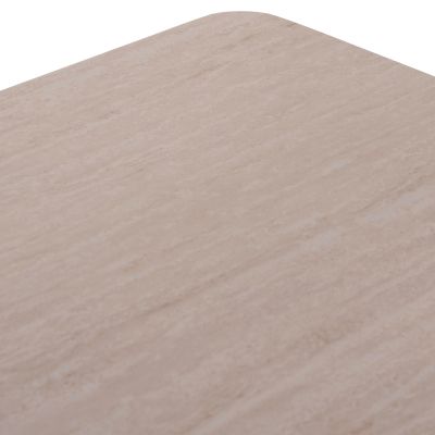 DINING TABLE STAD HM6558.02 BEIGE ALUMINUM FRAME--WHITE SINTERED STONE 220x100x74Hcm.