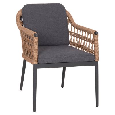 Градински стол Боксер - алуминий и ратан