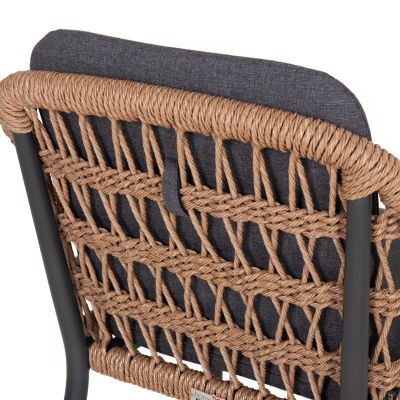 Градински стол Боксер - алуминий и ратан