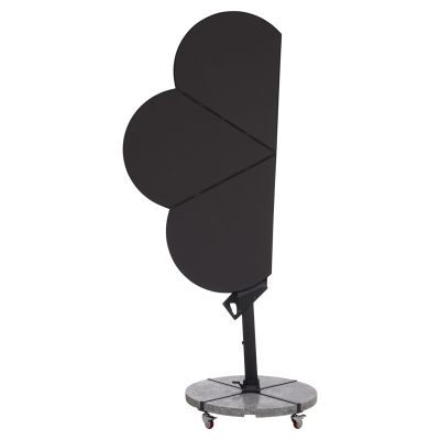 Чадър с гранит основа Флауър -тортора цвят