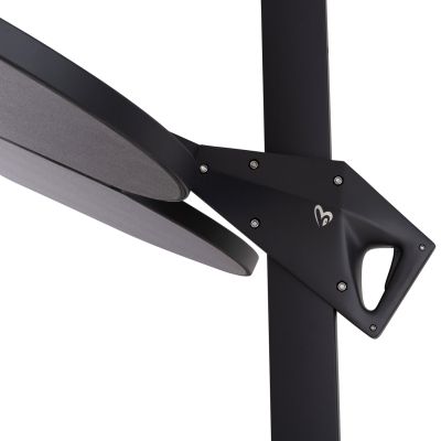 Чадър с гранит основа Флауър -тортора цвят