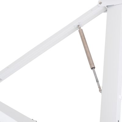 Чадър с гранит основа Флауър бял цвят