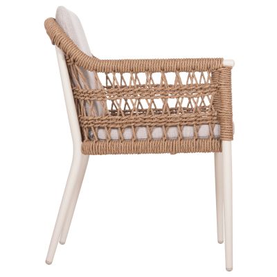 Градински стол Боксер - алуминий и ратан