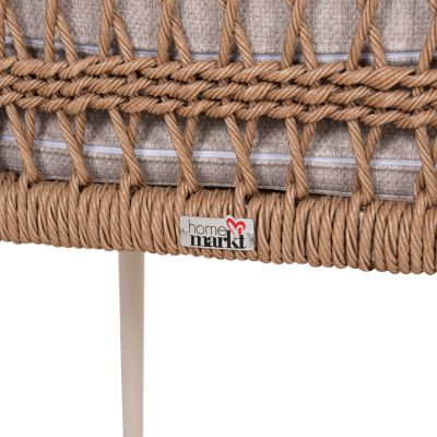 Градински стол Боксер - алуминий и ратан